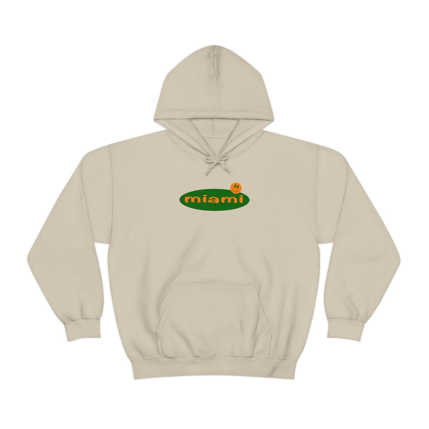 Custom College Hoodie - UMiami Smiley