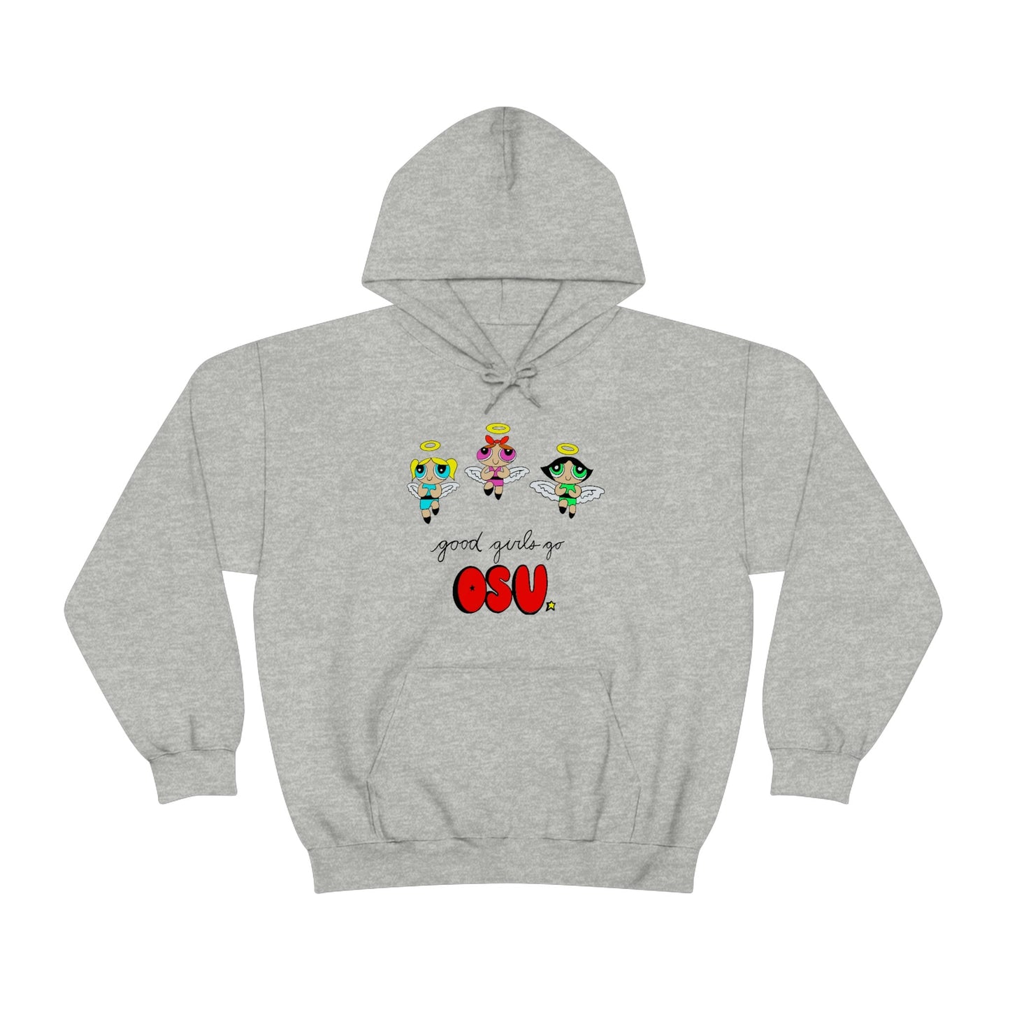 Custom College Powderpuff Girls Inspired Hoodie - Good Girls Go OSU