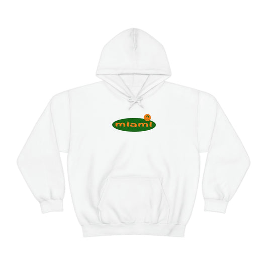 Custom College Hoodie - UMiami Smiley