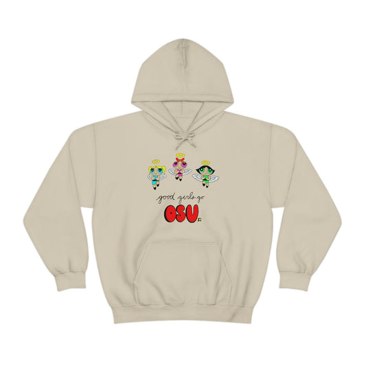 Custom College Powderpuff Girls Inspired Hoodie - Good Girls Go OSU