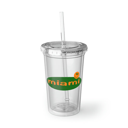 Custom College Acrylic Cup - UMiami