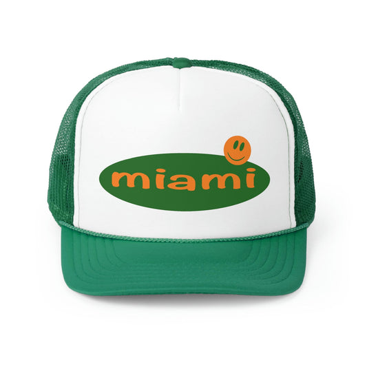 Custom College Trucker Hat - UMiami