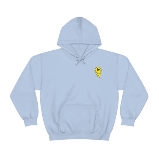 Custom College Fraternity Hoodie - Alpha Epsilon Pi (AEPi) Drippy Smile